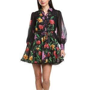 Charo Ruiz Ibiza Begonia Floral Mini Dress NWT